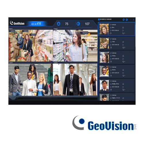 Licencia Software Geovision Gv-Ai Fr 8 Canales Onvif Terceros Dongle ...